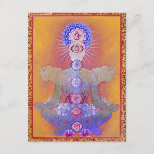 CHAKRA SYSTEM Postkarte