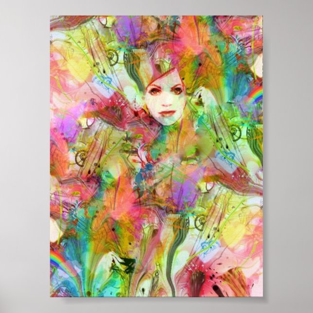 Chakra Tanz Medizin Kunst, Dichtung und Musik Poster (Vorne)