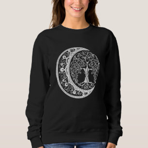 Chakra Tree of Life Mandala Zen Yoga Om Symbol Bud Sweatshirt