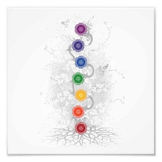 Chakra Tree Poster (Vorne)