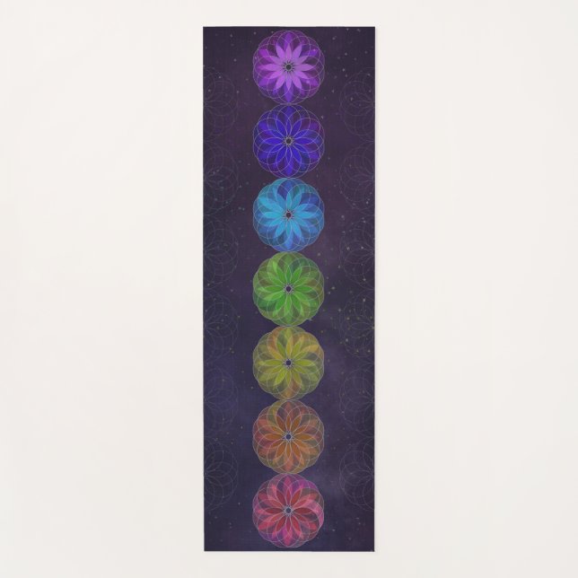 Chakra Universe Yoga Mat Yogamatte (Vorderseite)