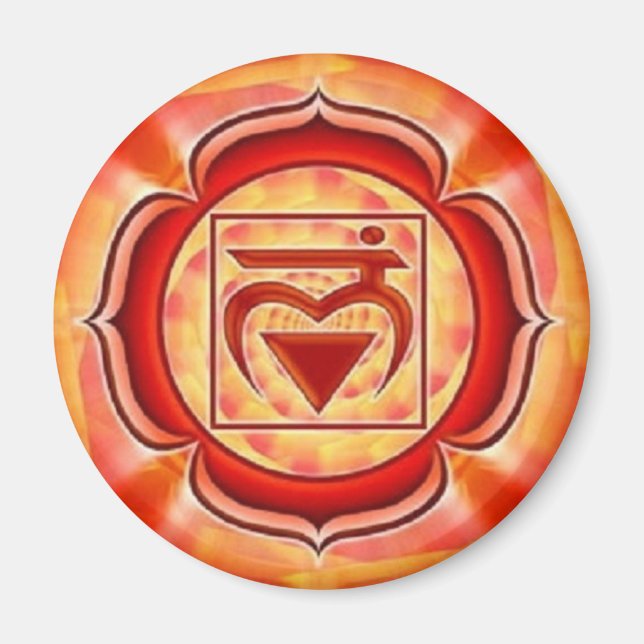 Chakra - Wurzel - Magnet (Vorne)