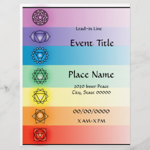 Chakras 8.5 x 11 Event-Flyer 2 Flyer