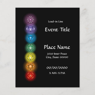 Chakras Event Kleiner Flyer