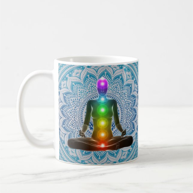 Chakras, Mandala, Spirituell, Chakras Kaffeetasse (Links)
