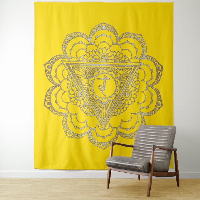 Chakras Manipura - Tapestry Wandteppich (Beispiel)
