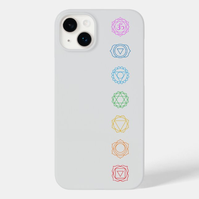 Chakras Minimalistisch Case-Mate iPhone Fall Case-Mate iPhone Hülle (Rückseite)