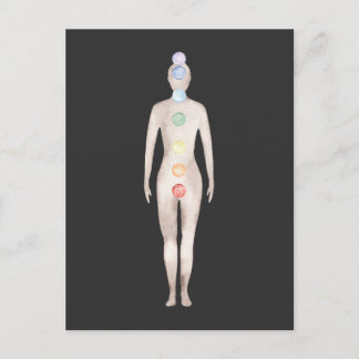 Chakras Postkarte