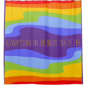 Chakras / Regenbogenfarben Muster I + Ihre Ideen Duschvorhang