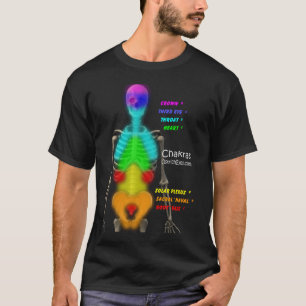 Chakras Skelett T-Shirt