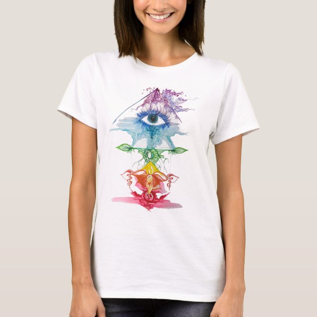Chakras T-Shirt (Vorderseite)