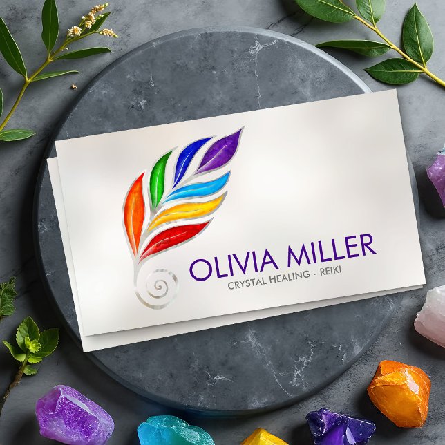 Chakras Tree Branch Blüh Visitenkarte (Von Creator hochgeladen)