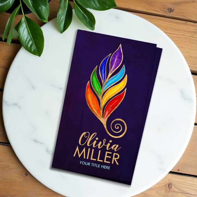 Chakras Tree Branch Blüh Visitenkarte (Von Creator hochgeladen)