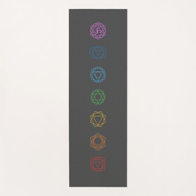 Chakras Yoga Yogamatte (Vorderseite)