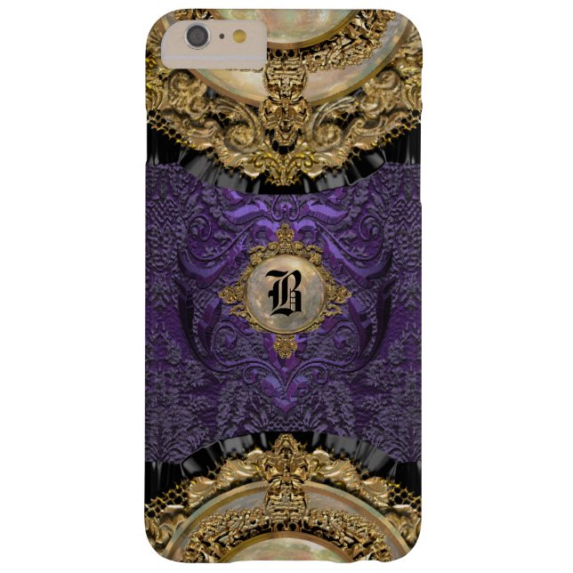 Chalchadoriz Royale Elegante Monogram Slim Case-Mate iPhone Hülle (Rückseite)