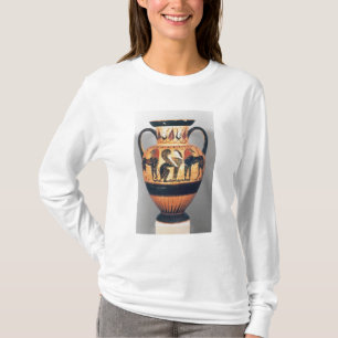 Chalcidian schwarze Zahl Amphora, der eine Sphinx T-Shirt