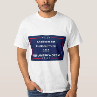 Chaldäer für Präsident Trump 2020 Mann T-Shirt