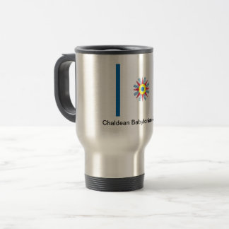 Chaldean Flaggen-Tasse Reisebecher