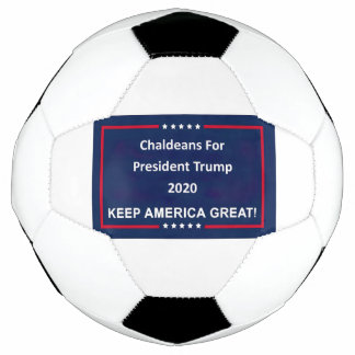 Chaldeans für Präsident Trump 2020 Fußball