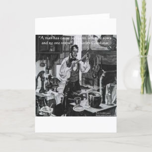 Chales Goodyear Sow & Reap Wisdom Zitat Karte