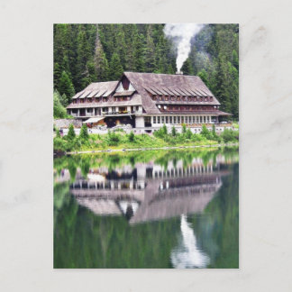 Chalet auf der Bank von Poprad Tarn. Nizza Reflexi Postkarte