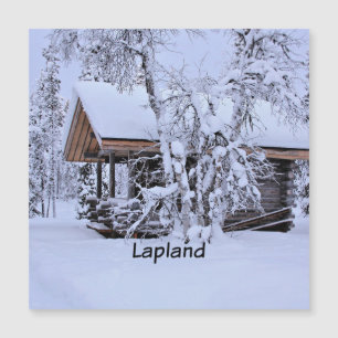Chalet in Lapland Magnetkarte