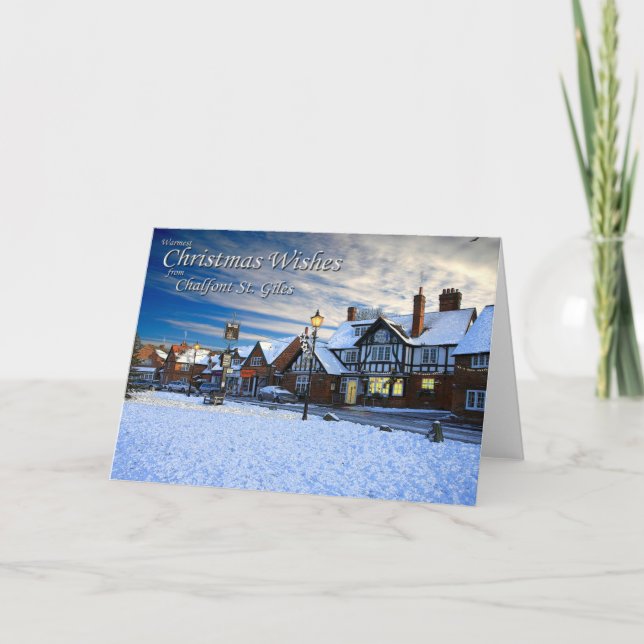 Chalfont St. Giles Weihnachtskarte Feiertagskarte (Vorderseite)
