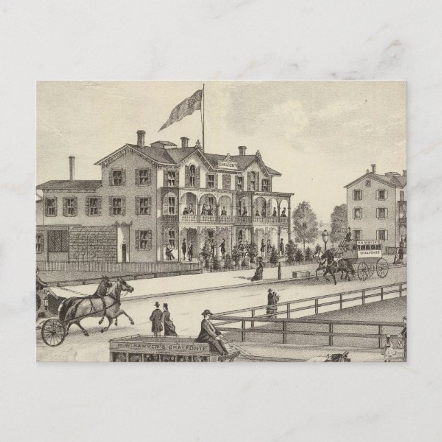 Chalfonte, Cape May City, New Jersey Postkarte (Vorderseite)