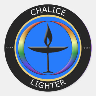Chalice Lighter Runder Aufkleber