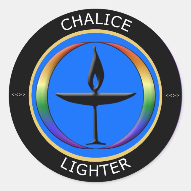 Chalice Lighter Runder Aufkleber (Vorderseite)