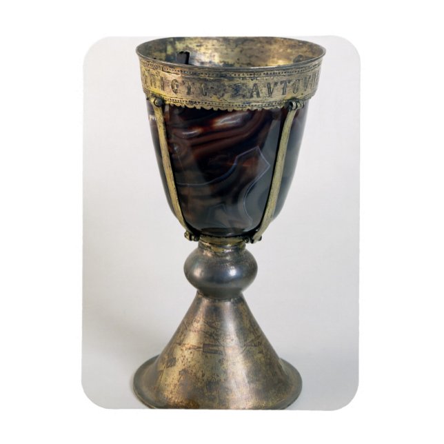 Chalice mit Juwelen und eine Inschrift an der Gren Magnet (Vertikal)