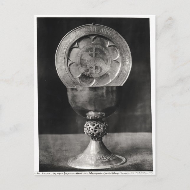 Chalice und Eucharist Plate Postkarte (Vorderseite)