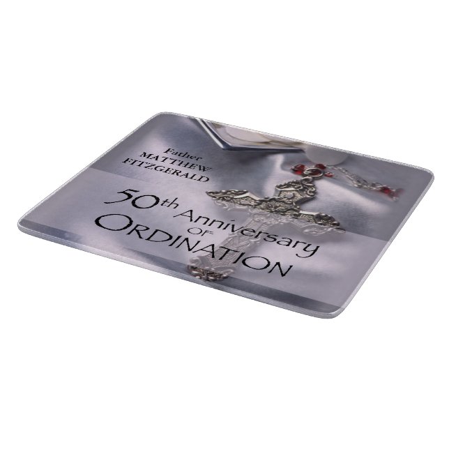 Chalice zum 50. Individuelle Name Schneidebrett (Ecke)