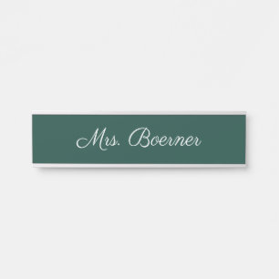 Chalk Board Green Teacher's Hanging Wall Names Pla Türschild