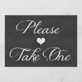 Chalk Board Hearts Wedding | Nehmen Sie eins Einladung