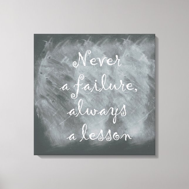 Chalk Board Leinwanddruck (Vorderseite)