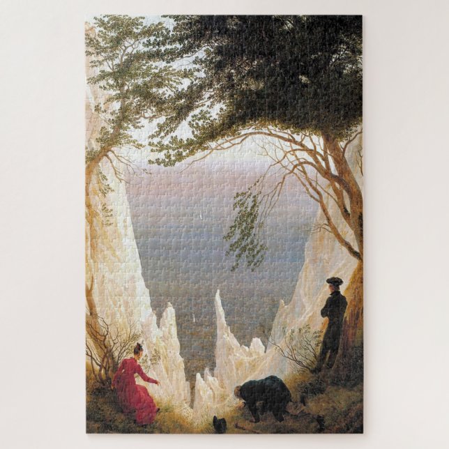 Chalk Cliffs on Rügen: Eine romantische Landschaft Puzzle (Vertikal)
