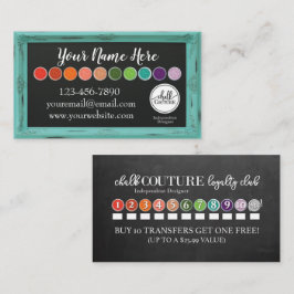 Chalk Couture Individuelle Visitenkarte