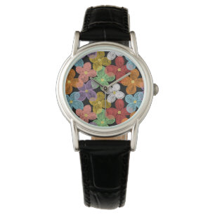 Chalk Daisies Armbanduhr