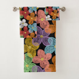 Chalk Daisies Badhandtuch Set