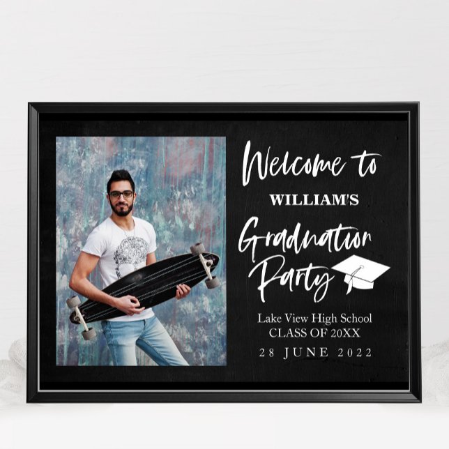 Chalk Graduation Party in der High School Begrüßun Poster (Von Creator hochgeladen)