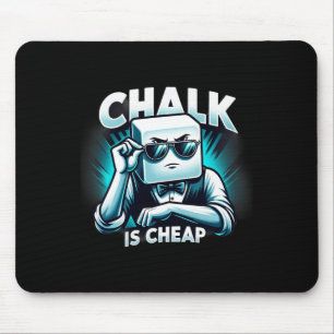 Chalk ist ein preiswertes T-Shirt, ideal für Schwi Mousepad