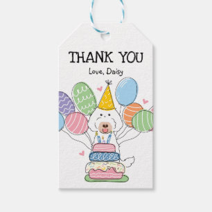 Chalk Labradoodle Hund Geburtstagsfeier Liebesmark Geschenkanhänger