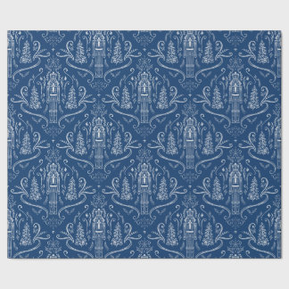 Chalk nutcracker doodle Christmas Geschenkpapier