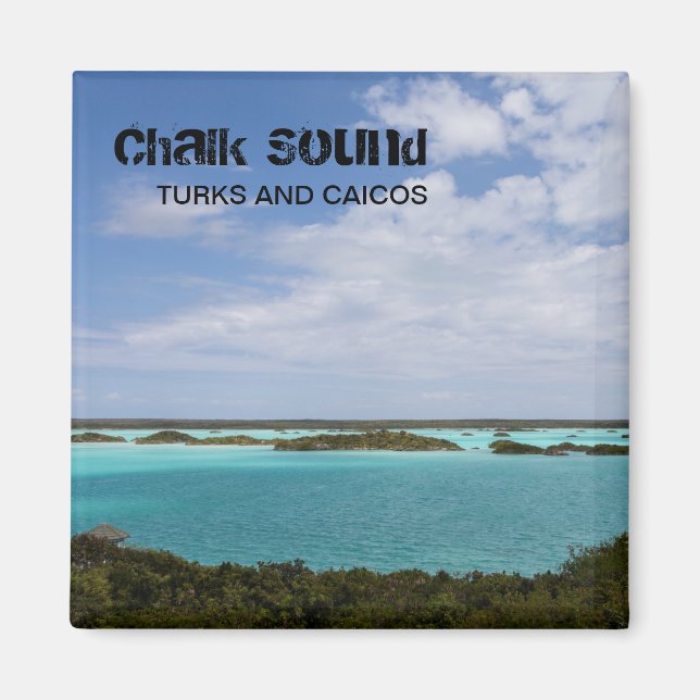 Chalk Sound, Turks und Caicos (TCI), Karibik Magnet (Vorne)