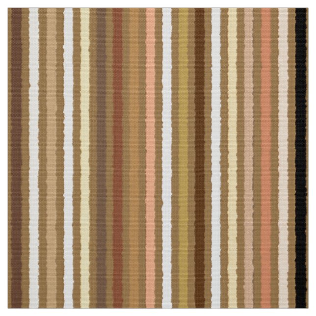 Chalk Stripes - Camel Tan und Gold Stoff (Muster)
