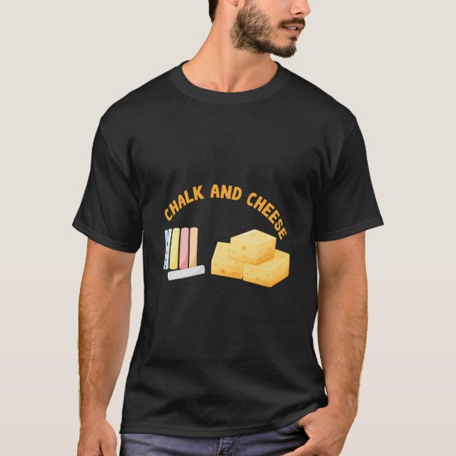 Chalk und Käse T-Shirt (Vorderseite)
