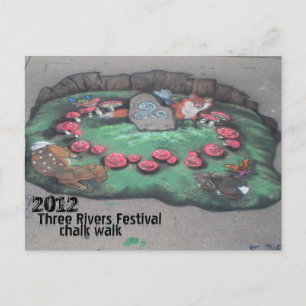 Chalk Walk 2012~postcard Postkarte