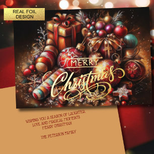 Chalk Zeichnend Weihnachtsgeschenk Candy Ornament Folien Feiertagskarte