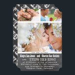 Chalkboad Foto Typografie Einladungen Hochzeiten<br><div class="desc">Die Knot Whimsical 3 Foto Chalkboard Hochzeitseinladungen binden</div>